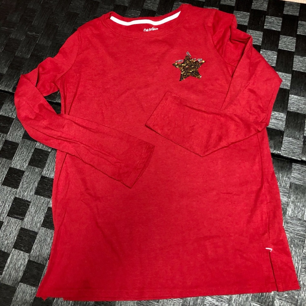 XL 14/16 Girls Red T-shirt